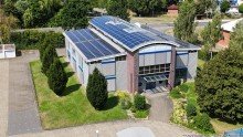 Aussenansicht Modernes B�rohaus zw. Gifhorn und Wolfsburg
